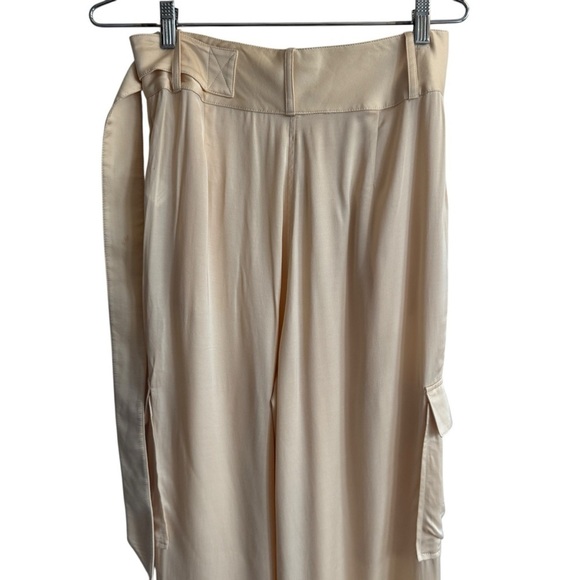 L'Academie Mel Belted Cargo Pants, Nude, Size S - Picture 10 of 11